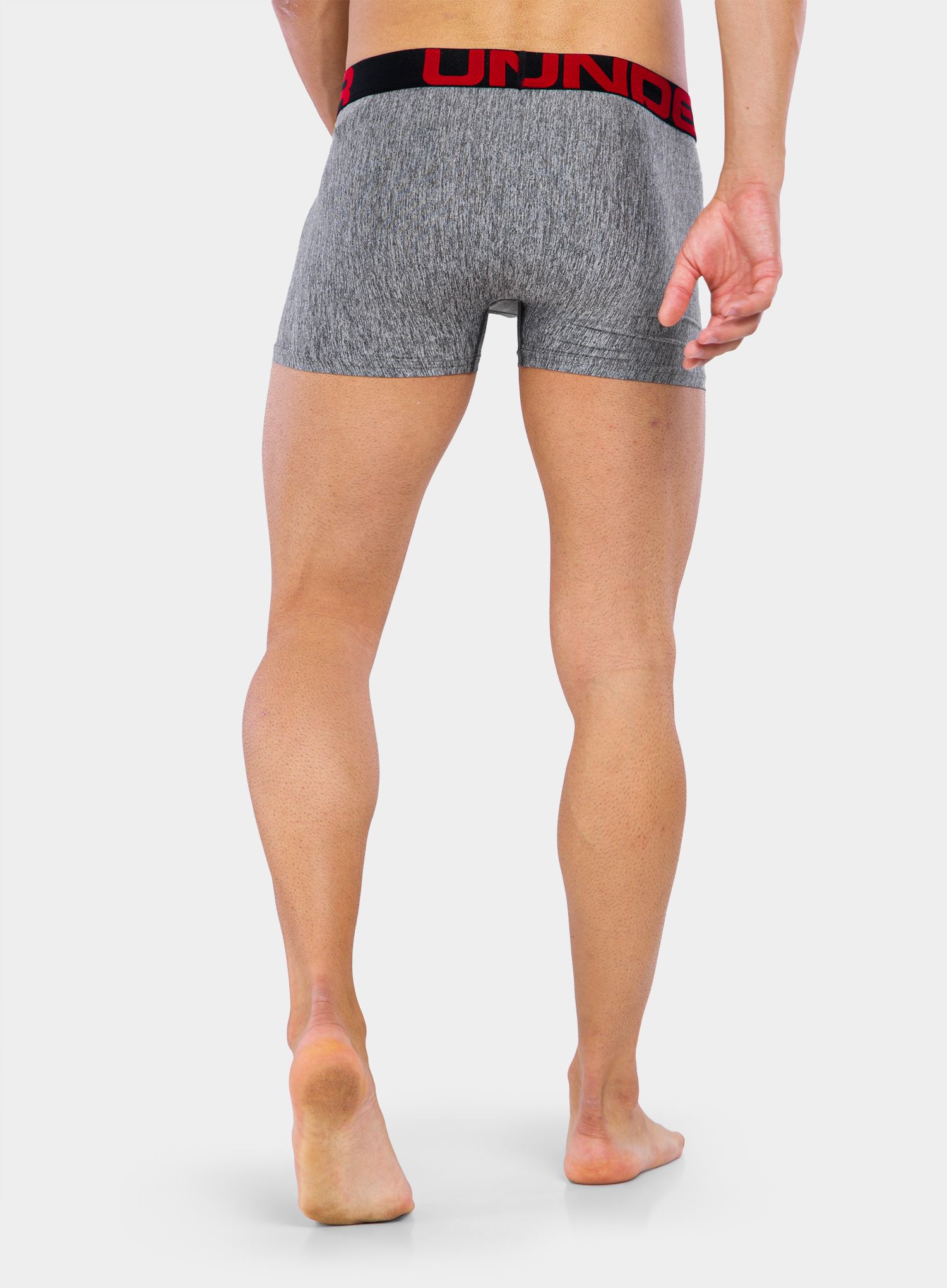 Boxerky Under Armour Tech 3in (sada 2 párů) - gray/gray
