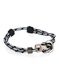 Náramek 8B+ Wristband Apollo - black/white