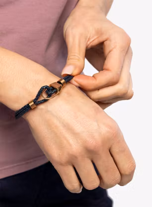 Náramek 8B+ Wristband Iliada - blue/gold