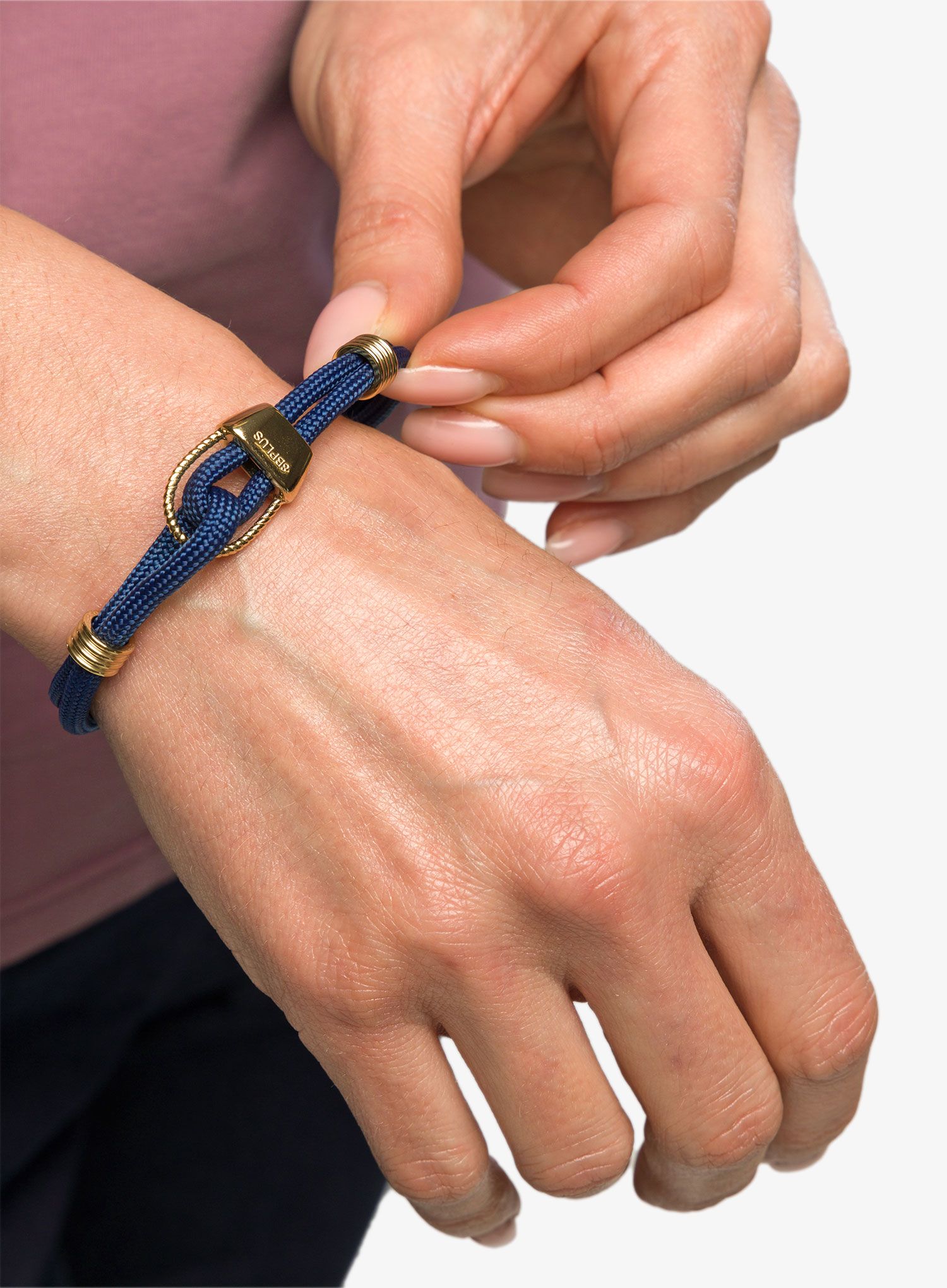 Náramek 8B+ Wristband Kratos - dark navy/gold