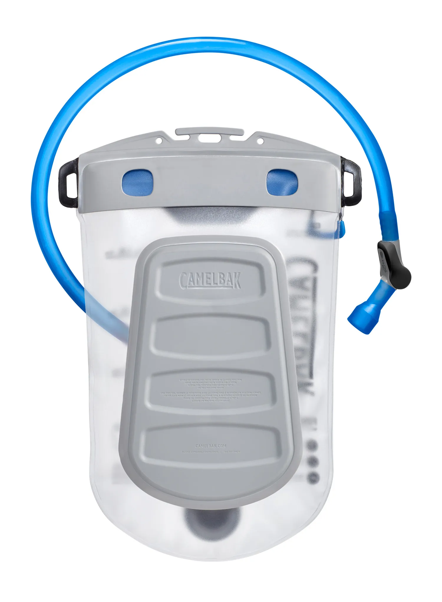 Hydrovak CamelBak Fusion 2L Reservoir with Tru Zip Waterproof Zipper - clear