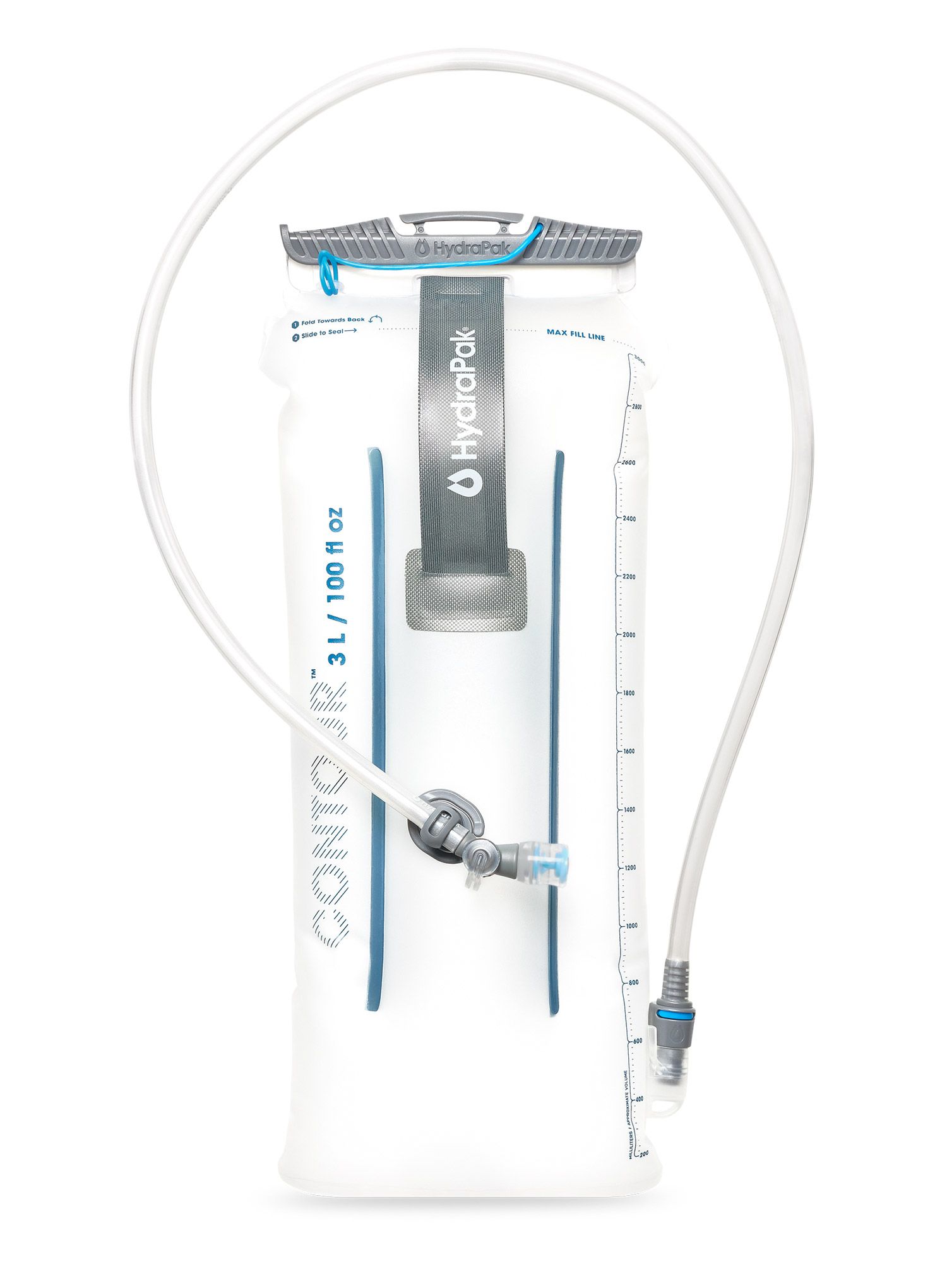 Vak na vodu HydraPak Contour 3L - clear