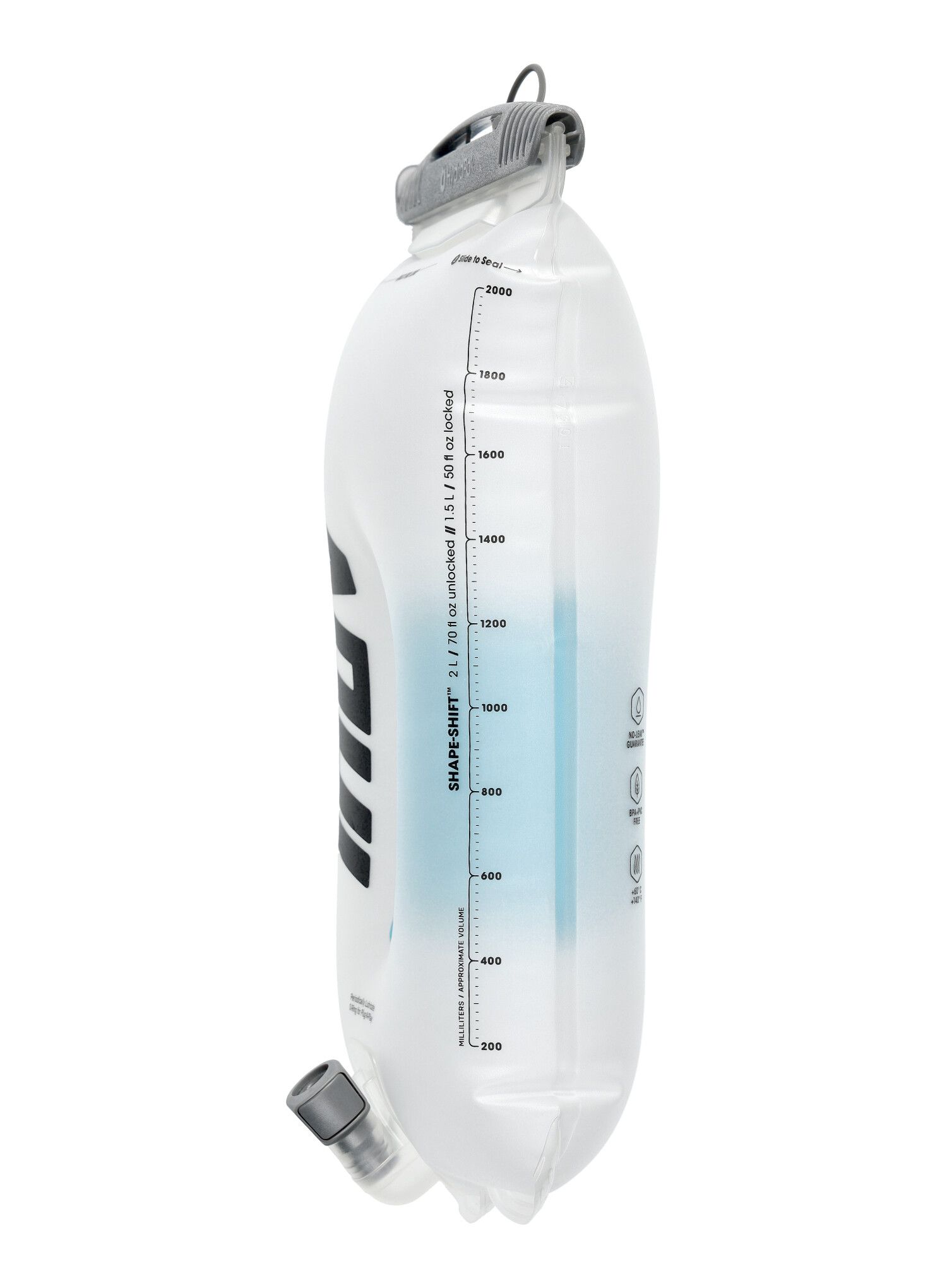 Měkká láhev Inov-8 2L Shape Shift Reservoir - clear
