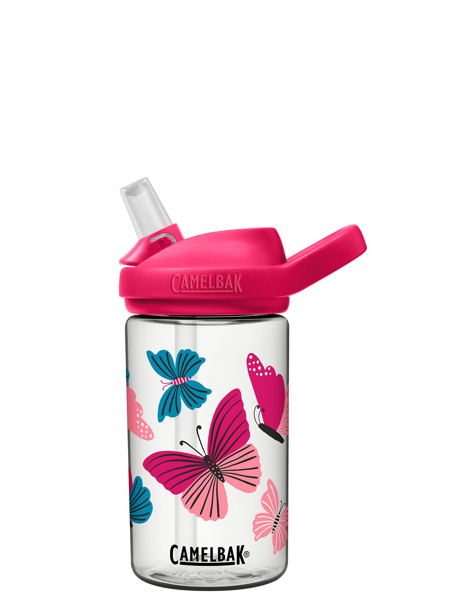 Dětská láhev na vodu CamelBak Eddy+ Kids 400 ml - colorblock butterflies