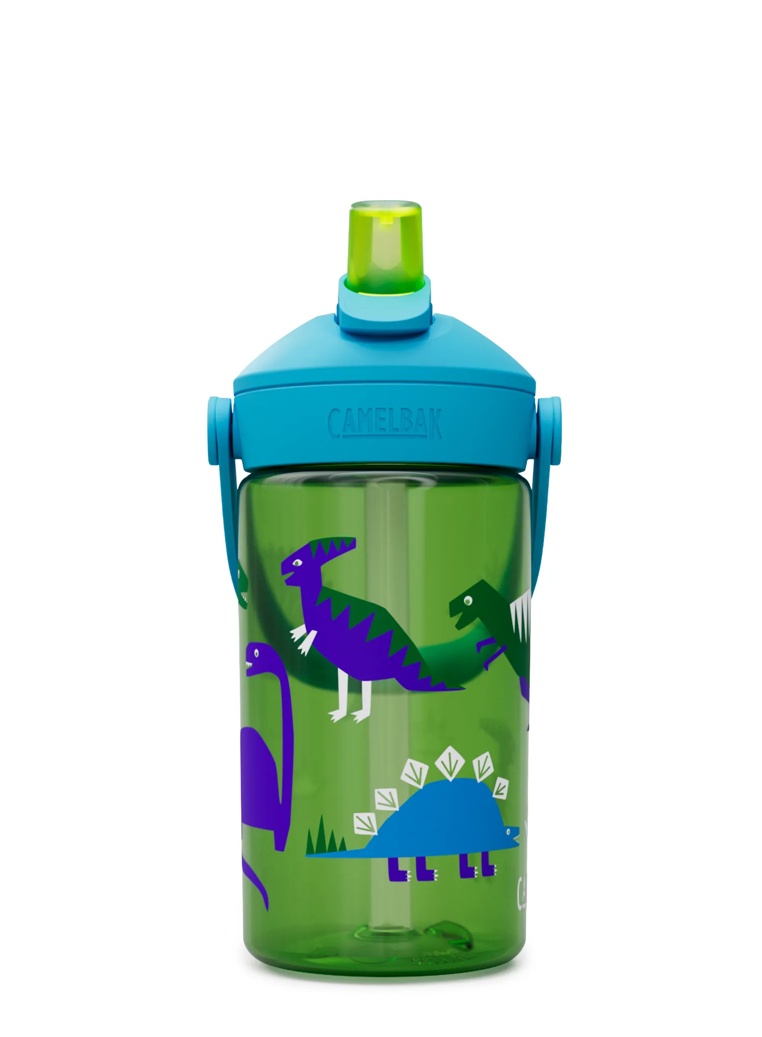 Dětská láhev na vodu CamelBak Thrive Flip Straw Kids 400ml - hip dinos
