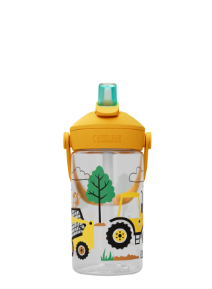 Dětská láhev na vodu CamelBak Thrive Flip Straw Kids 400ml - tractors and trees