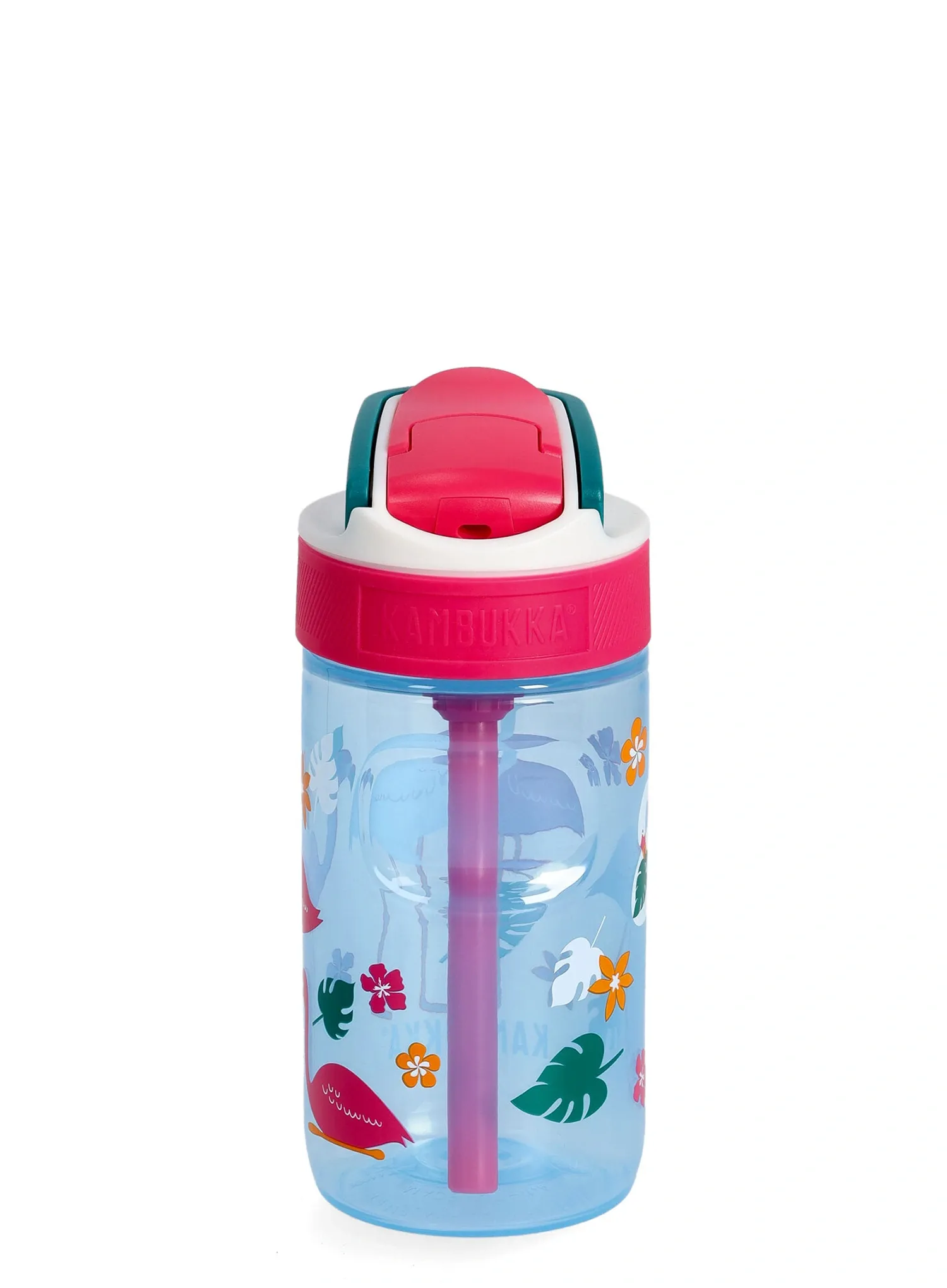 Dětská láhev na vodu Kambukka Lagoon 400 ml - blue flamingo