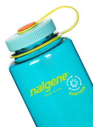 Láhev Nalgene Sustain Wide Mouth 32 oz (946 ml) - cerulean