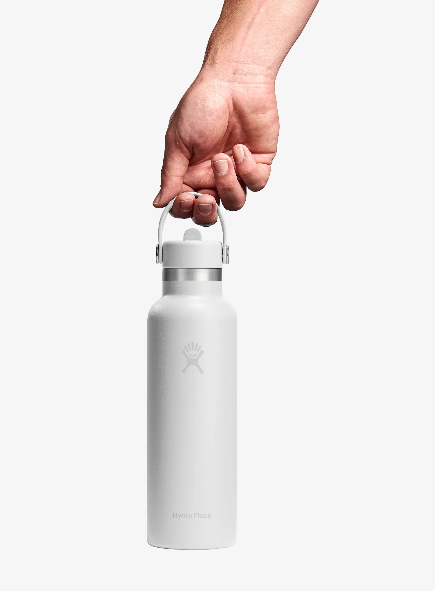Termoláhev Hydro Flask 21 Oz Standard Flex Straw Cap (621 ml) - white/white
