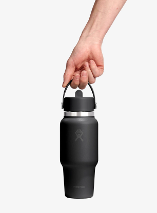 Termoláhev Hydro Flask 24 Oz Wide Flex Straw Travel Bottle (710 ml) - black