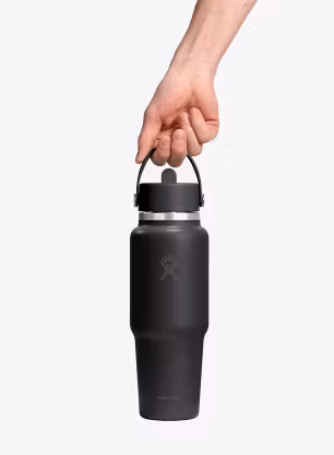 Termoláhev Hydro Flask 32 Oz Wide Flex Straw Travel Bottle (946 ml) - black