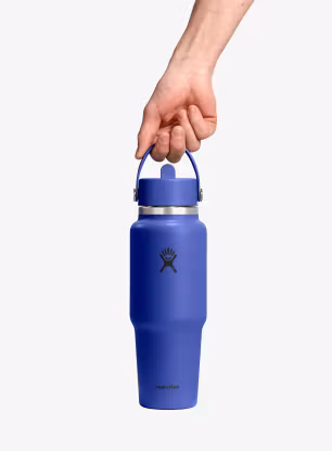 Termoláhev Hydro Flask 32 Oz Wide Flex Straw Travel Bottle (946 ml) - capri blue