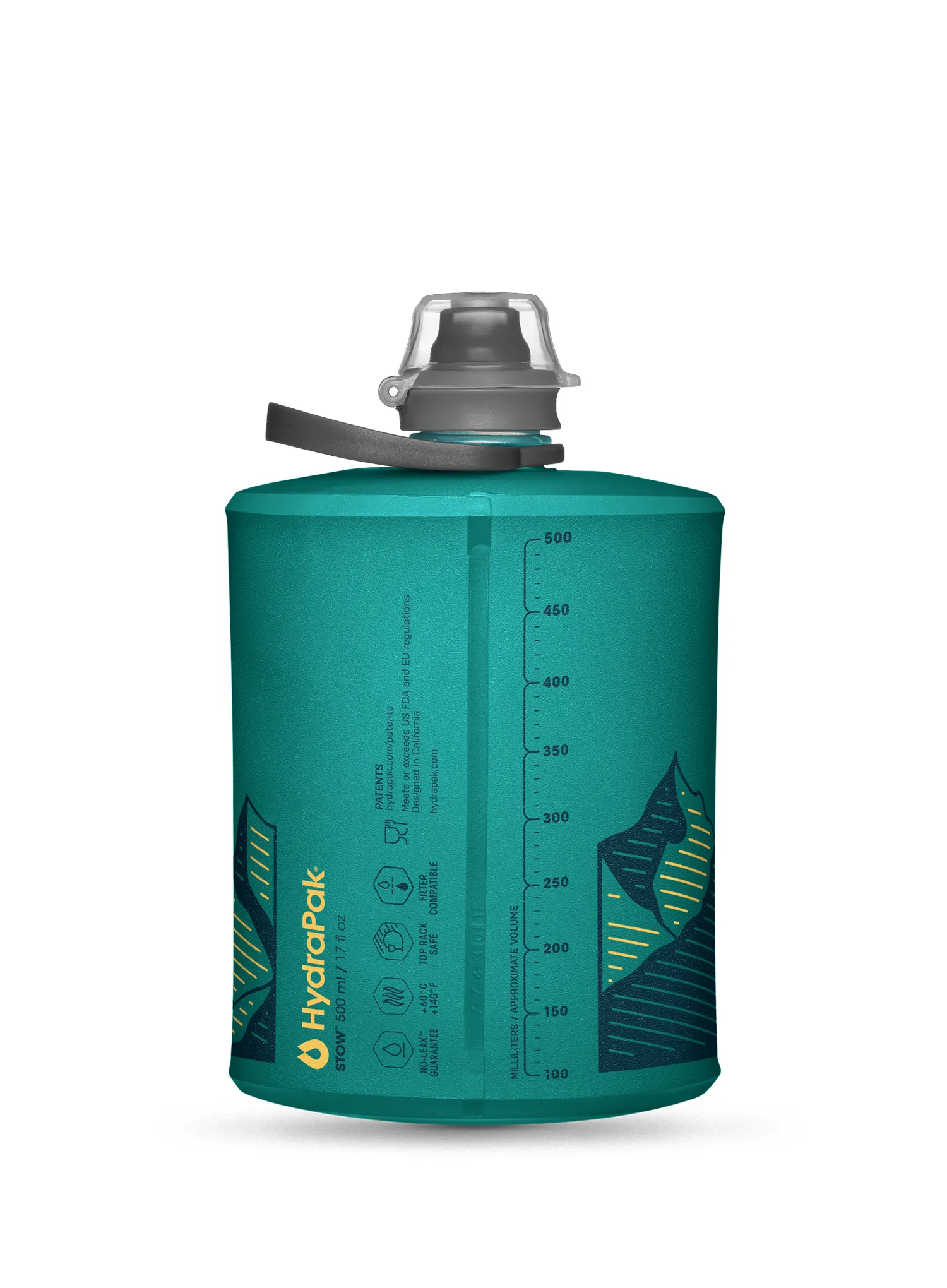 Turistická láhev HydraPak Stow 500 ml - glacier blue
