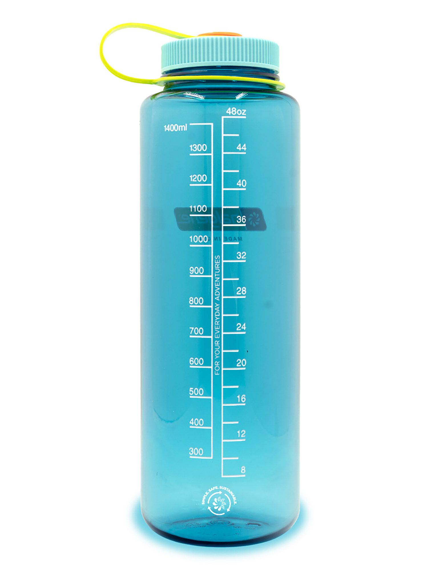 Turistická láhev na vodu Nalgene Silo Sustain Wide Mouth 48 oz (1420 ml) - cerulean