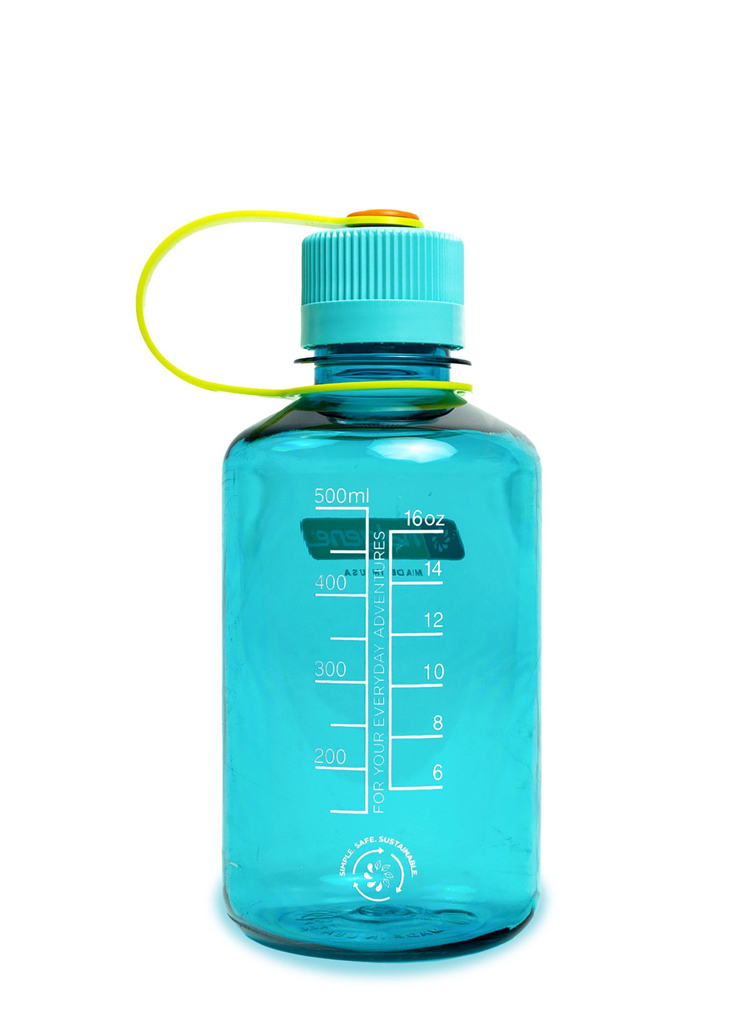 Turistická láhev na vodu Nalgene Sustain Narrow Mouth 16 oz (473 ml) - cerulean