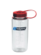 Turistická láhev Nalgene Sustain Wide Mouth 16 oz (473 ml) - clear/red