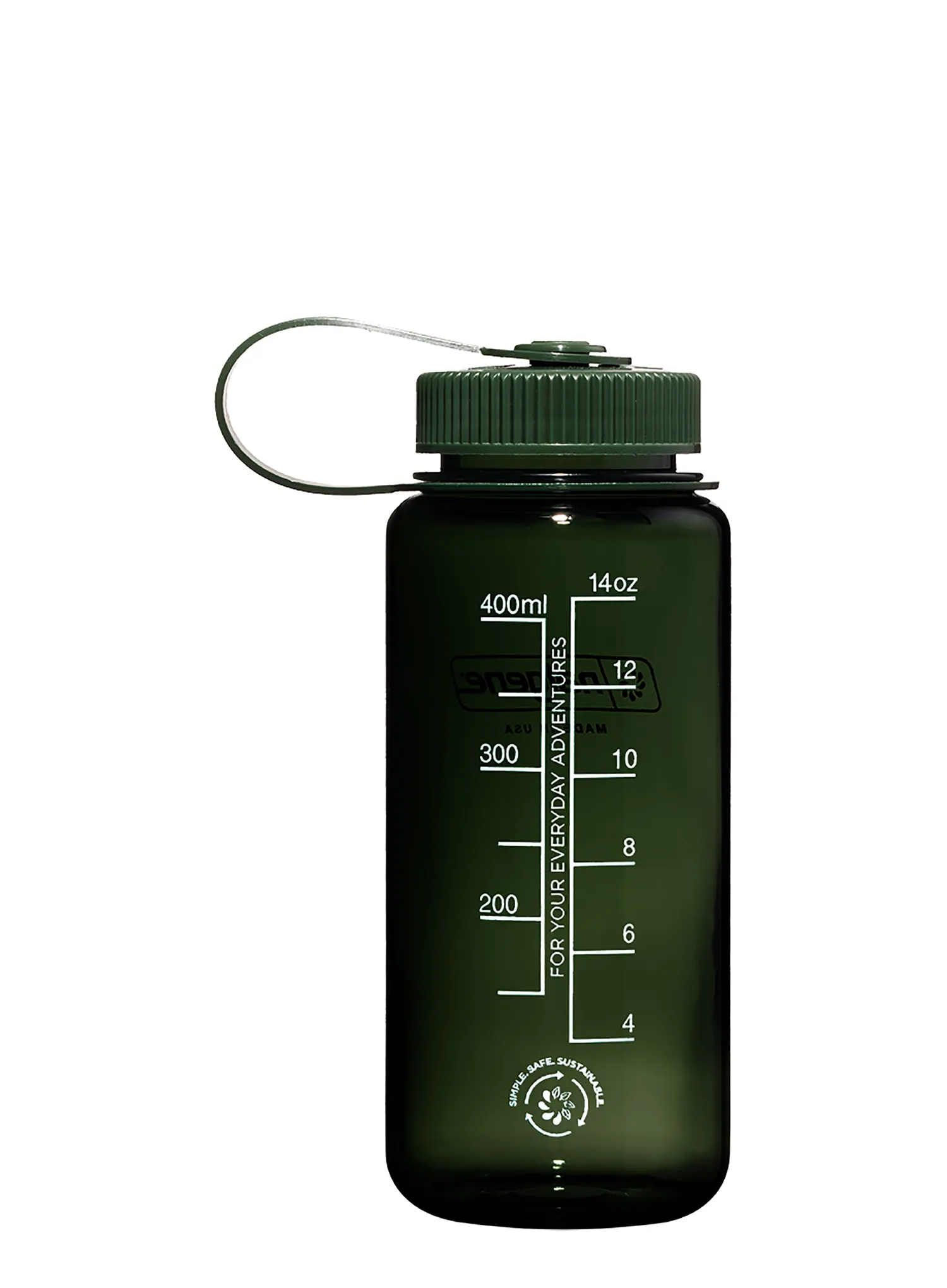 Turistická láhev Nalgene Sustain Wide Mouth 16 oz (473 ml) - jade