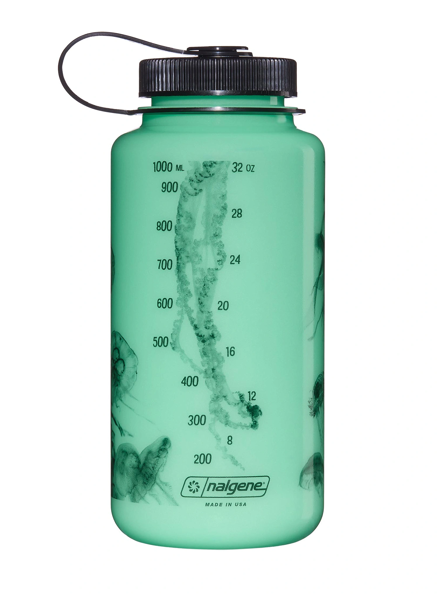 Turistická láhev Nalgene Wide Mouth 32 oz (946 ml) - w/black jellyfish