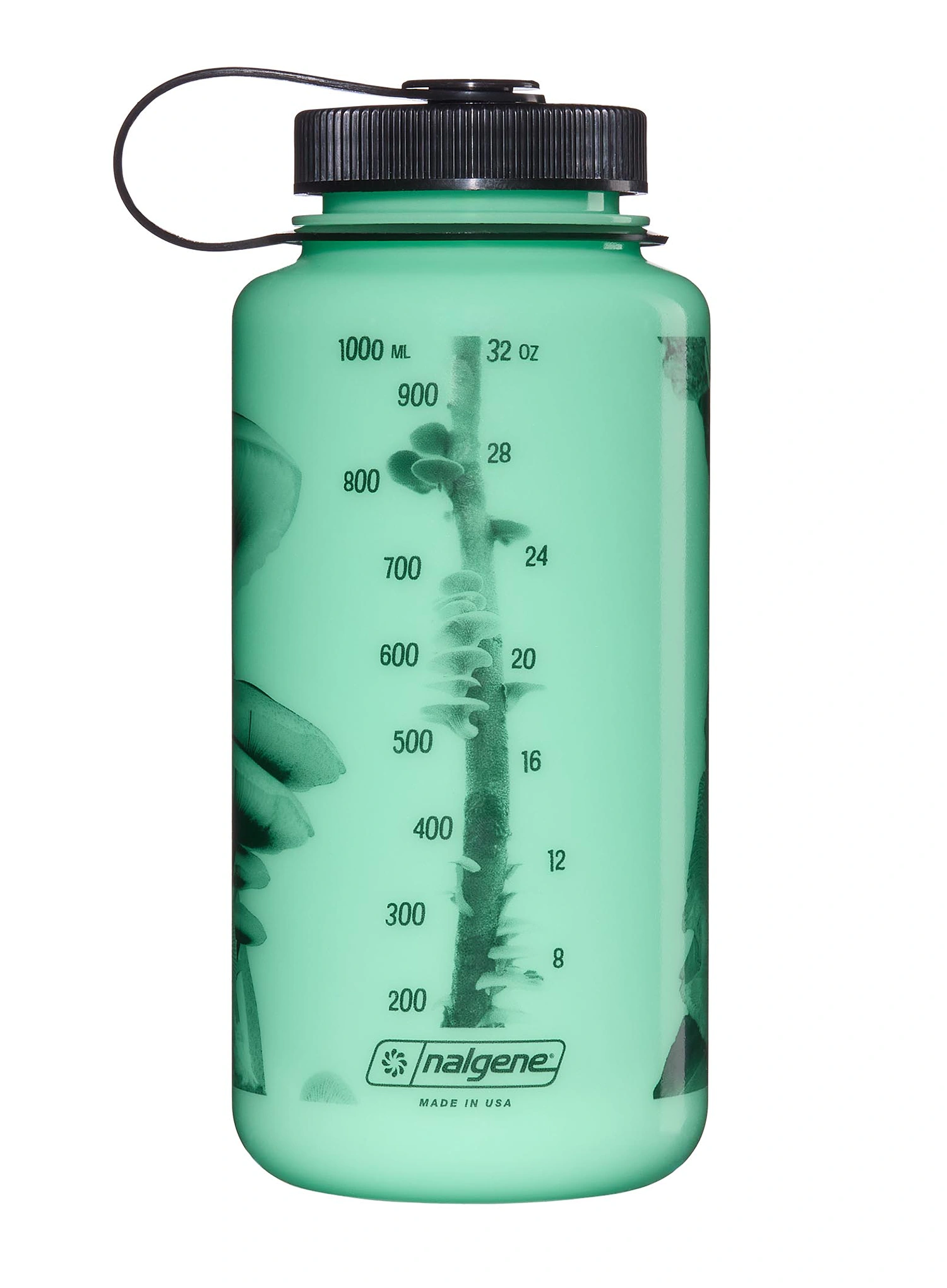 Turistická láhev Nalgene Wide Mouth 32 oz (946 ml) - w/black mushrooms