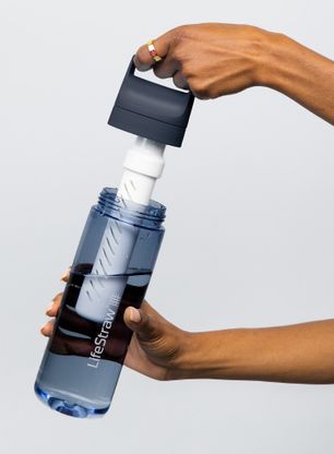 Láhev s filtrem Lifestraw Go 2.0 Water Filter 22 oz (650 ml) - aegean sea