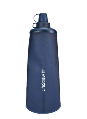 Láhev s filtrem Lifestraw Peak Series Flex Squeeze Bottle 1L - mountain blue