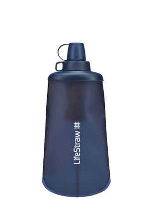 Láhev s filtrem Lifestraw Peak Series Flex Squeeze Bottle 22 oz (650 ml) - mountain blue