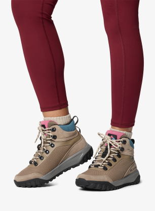 Dámské boty Columbia Burnsider Waterproof - wet sand/rosette