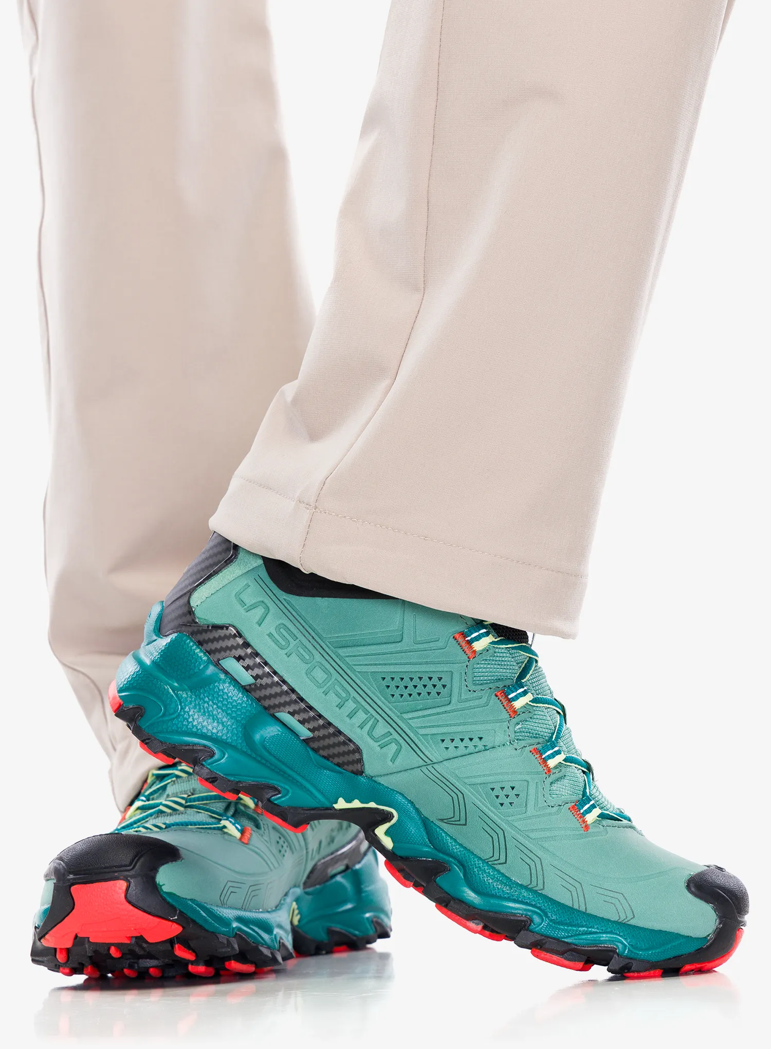 Dámské boty La Sportiva Ultra Raptor II Mid Leather GTX - juniper/carbon