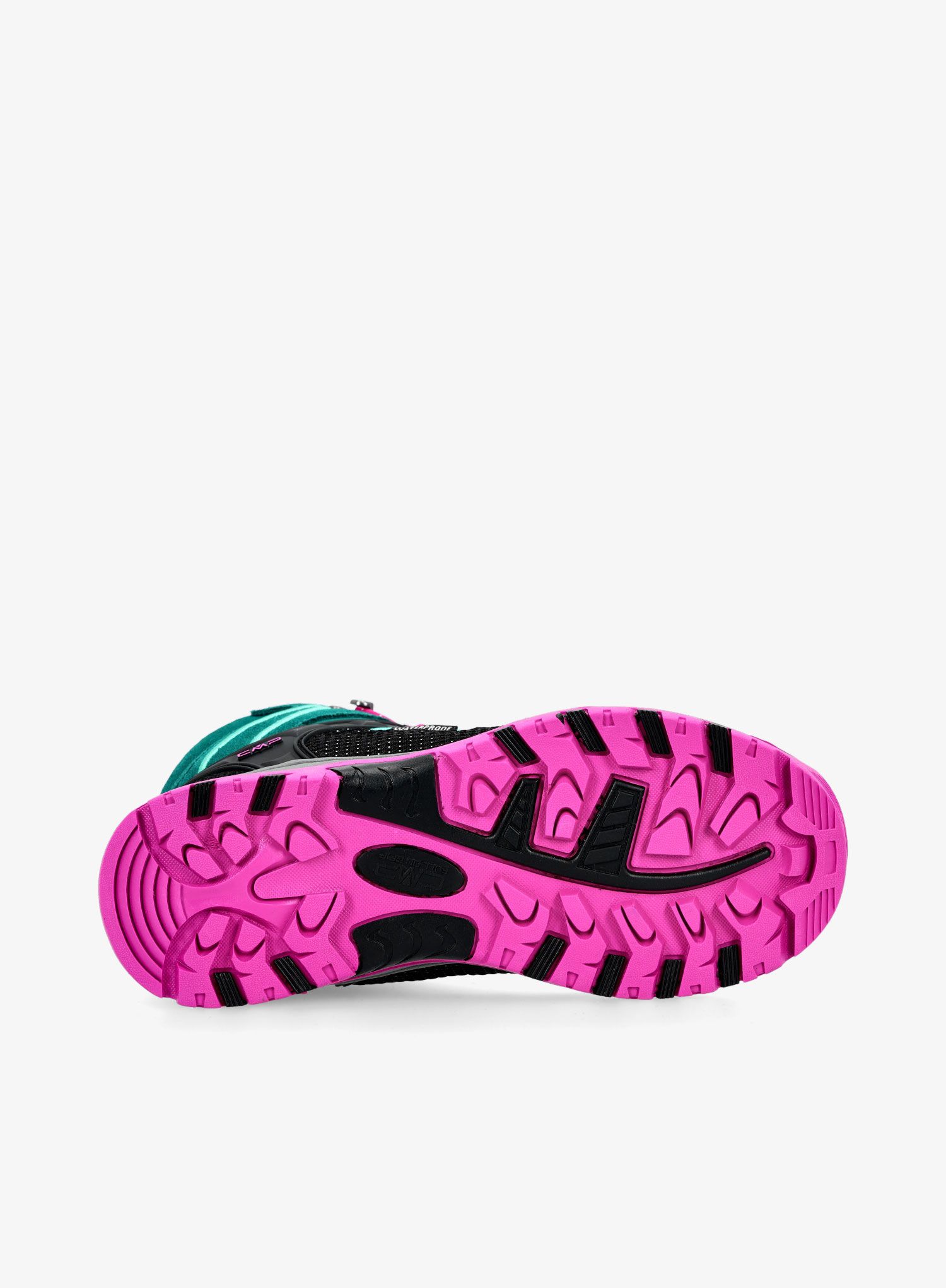 Dívčí boty CMP Kids Rigel Mid WP - lake/pink fluo