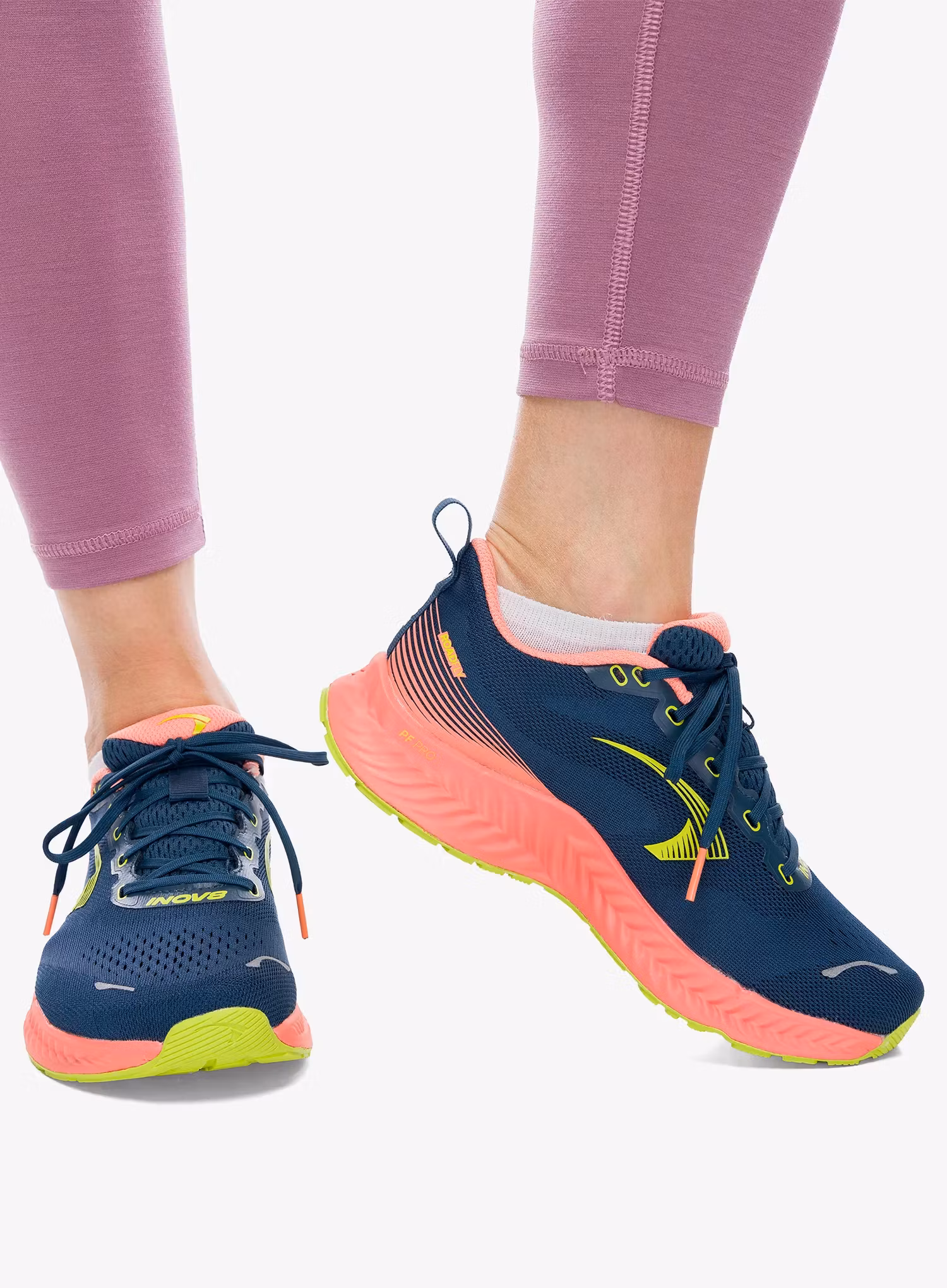 Běžecké boty dámské Inov-8 RoadFly Wide - blue/coral/lime