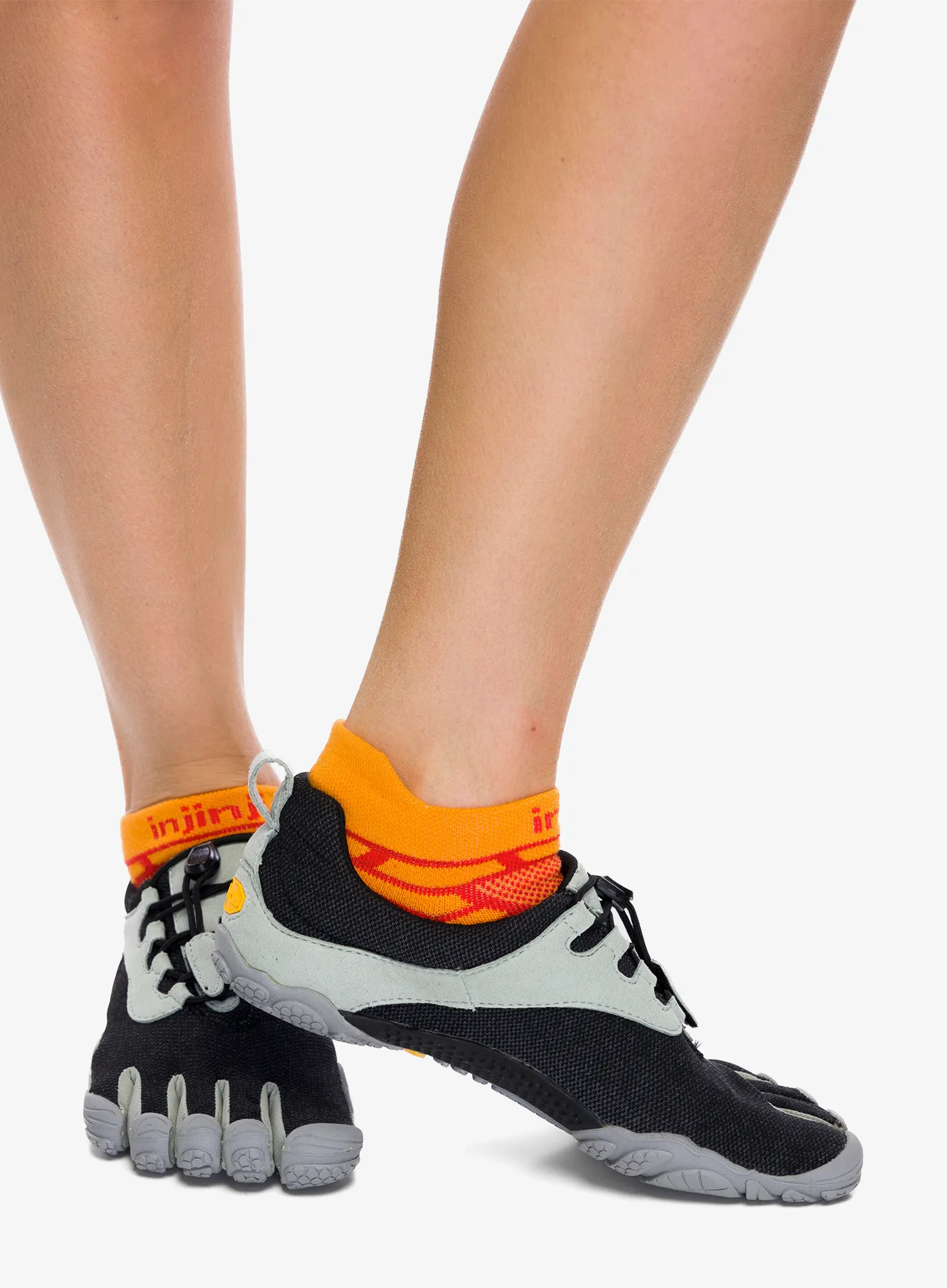Běžecké boty dámské Vibram Fivefingers V-Run Retro - black/grey