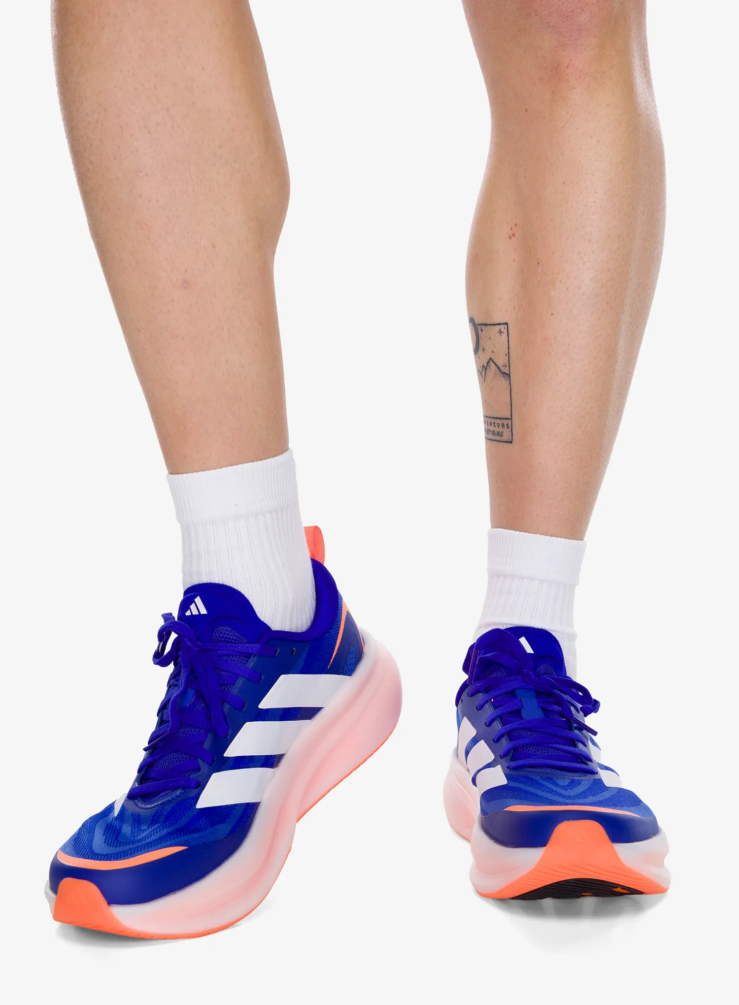 Běžecké boty pánské adidas Supernova Glide - luc blue/white/semi luc blue