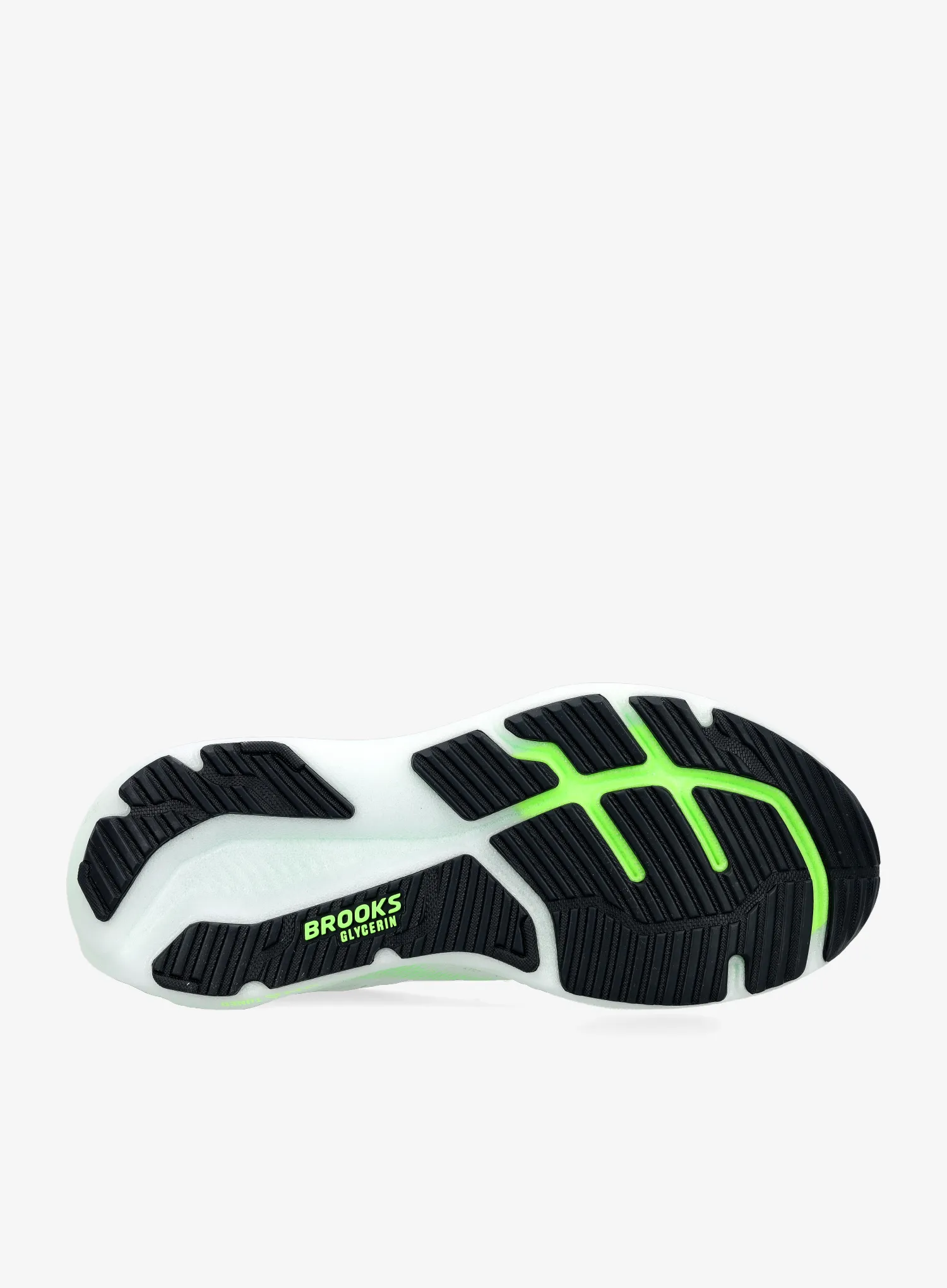 Běžecké boty pánské Brooks Glycerin 23 - white/phantom/green gecko