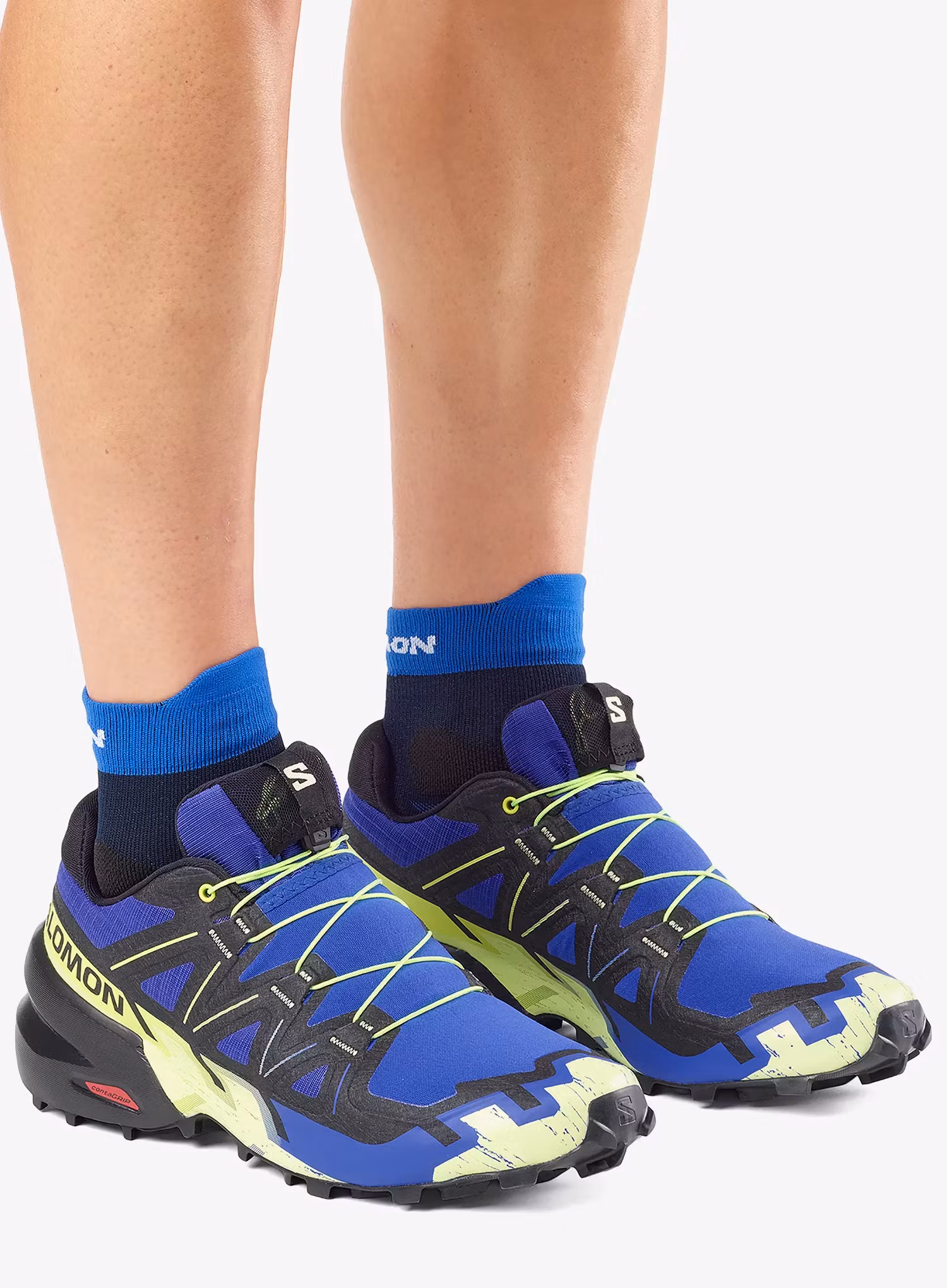 Běžecké boty pánské Salomon Speedcross 6 - bluing/black/acid lime
