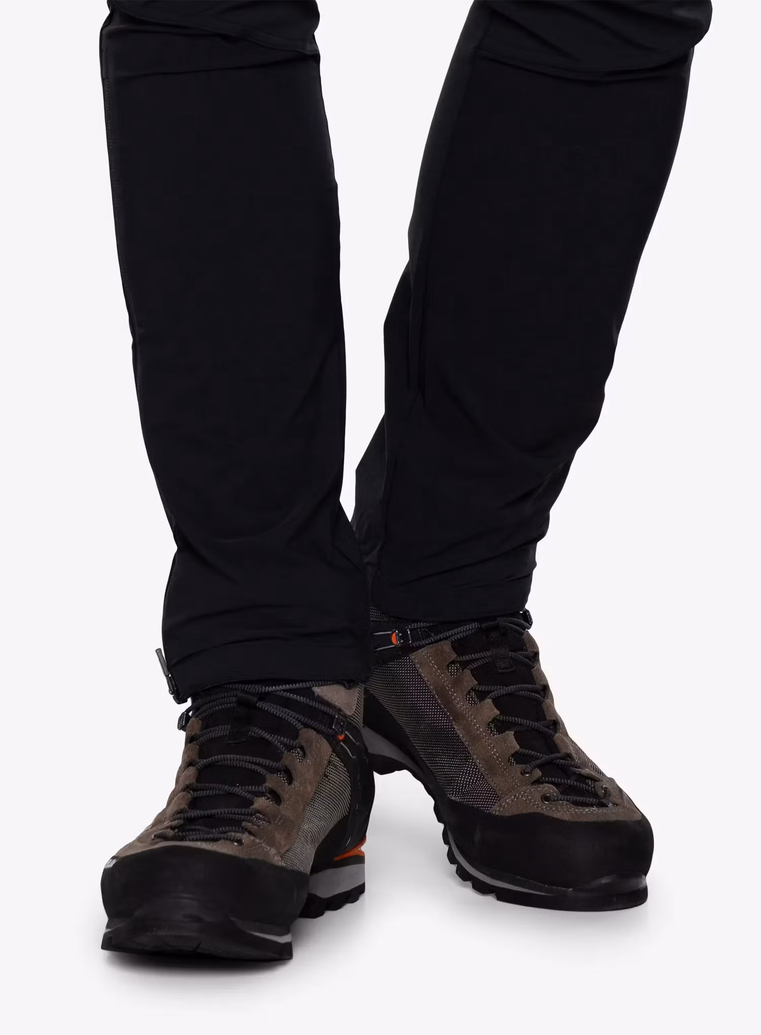 Boty vhodné k poloautomatickým mačkám Salewa Crow GTX - wallnut/fluo orange