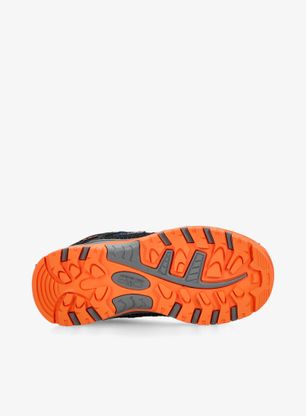 Dětské boty CMP Kids Rigel Low Trekking Shoes WP - b.blue/arancio