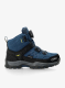 Dětské boty CMP Kiruna Mid Fitgo WP - blue ink/yellow