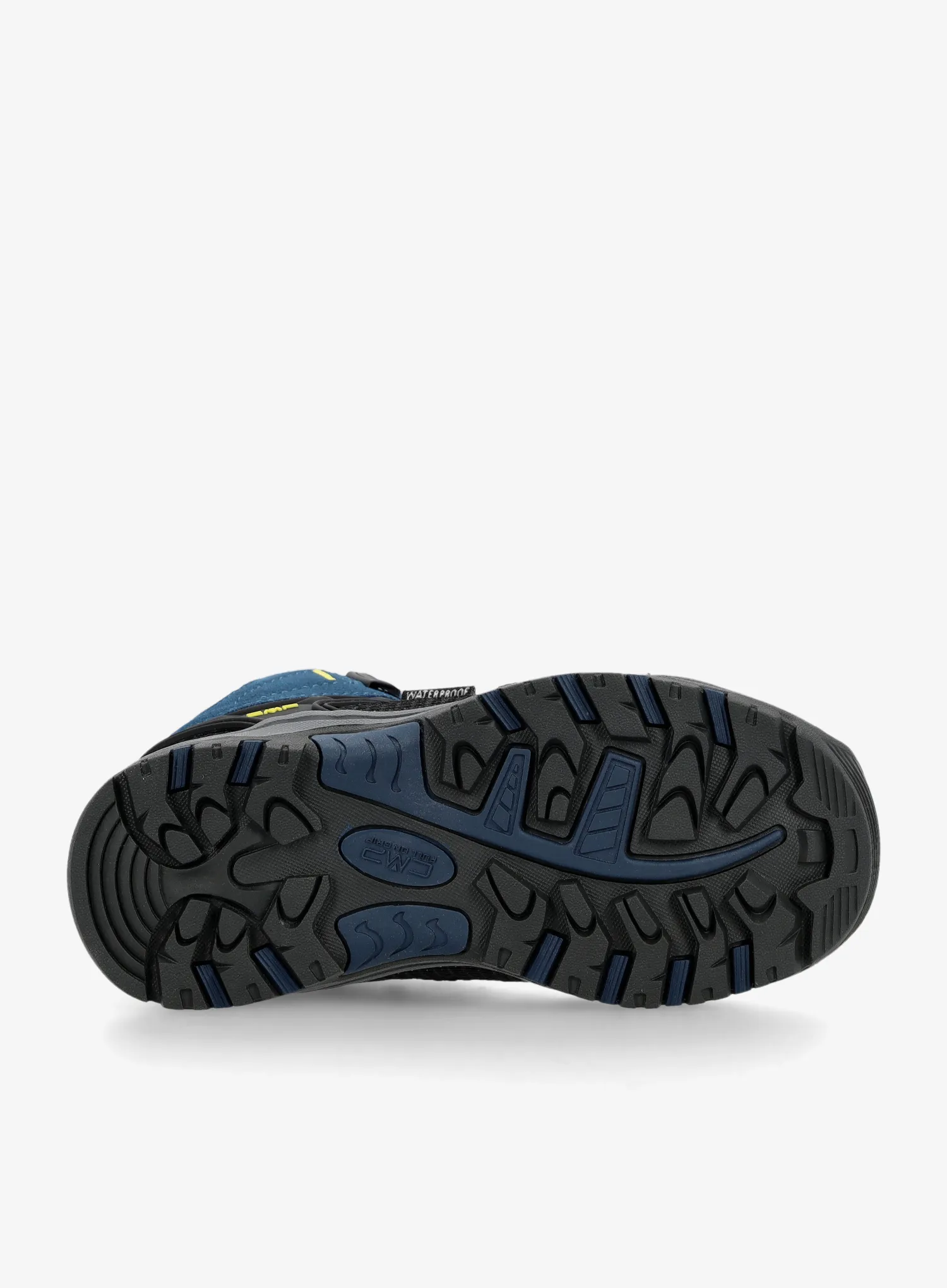 Dětské boty CMP Kiruna Mid Fitgo WP - blue ink/yellow