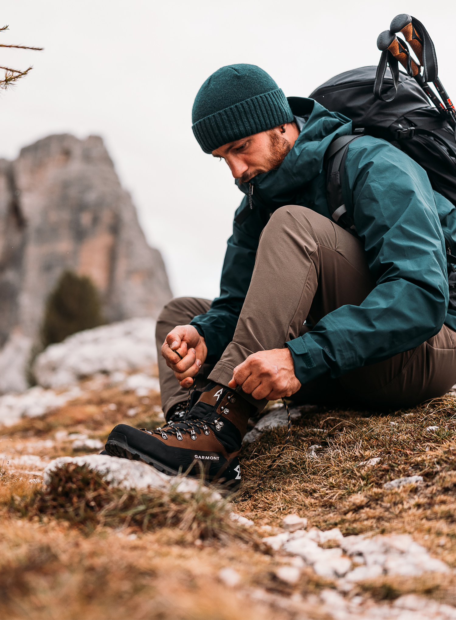 GORE TEX boty Garmont Nebraska 3 GTX - toffee brown/black