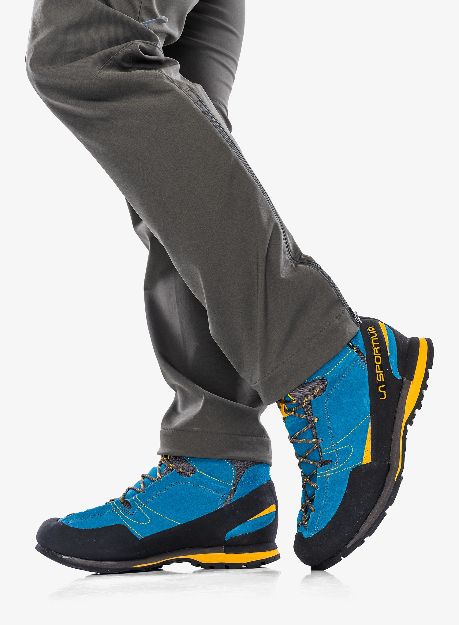 Boty La Sportiva Boulder X Mid - blue/yellow