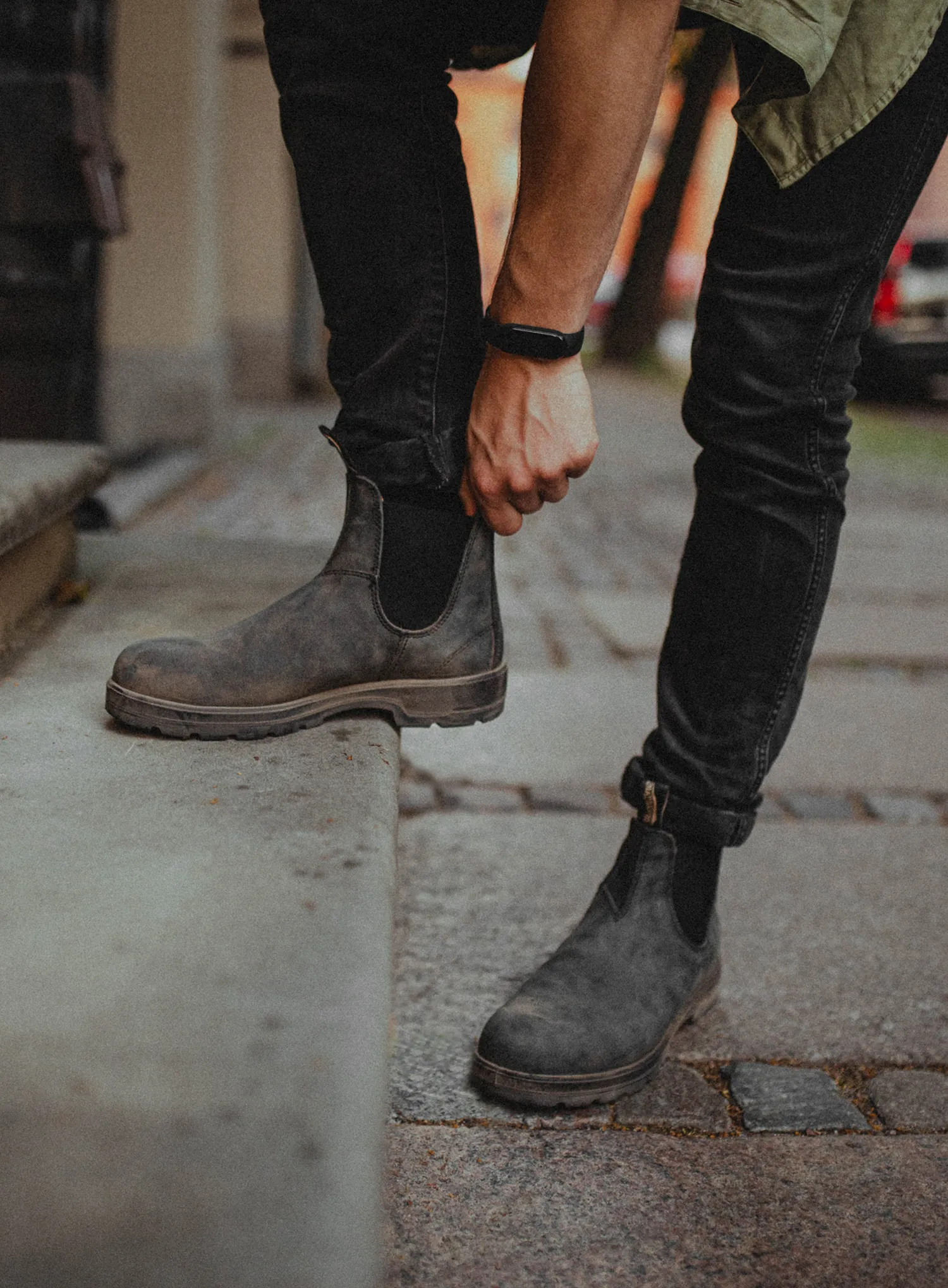 Vycházkové boty Blundstone Classics 587 - rustic black