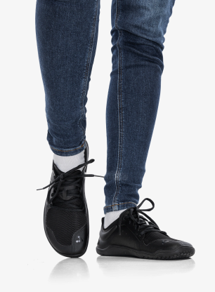 Vycházkové boty dámské Vivobarefoot Primus Lite III - obsidian