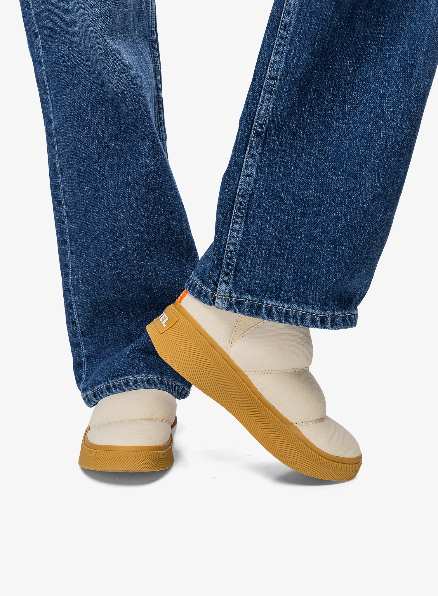 Outdoorové boty dámské Sorel Out N About IV Mini Puffy - honey white/gum 16