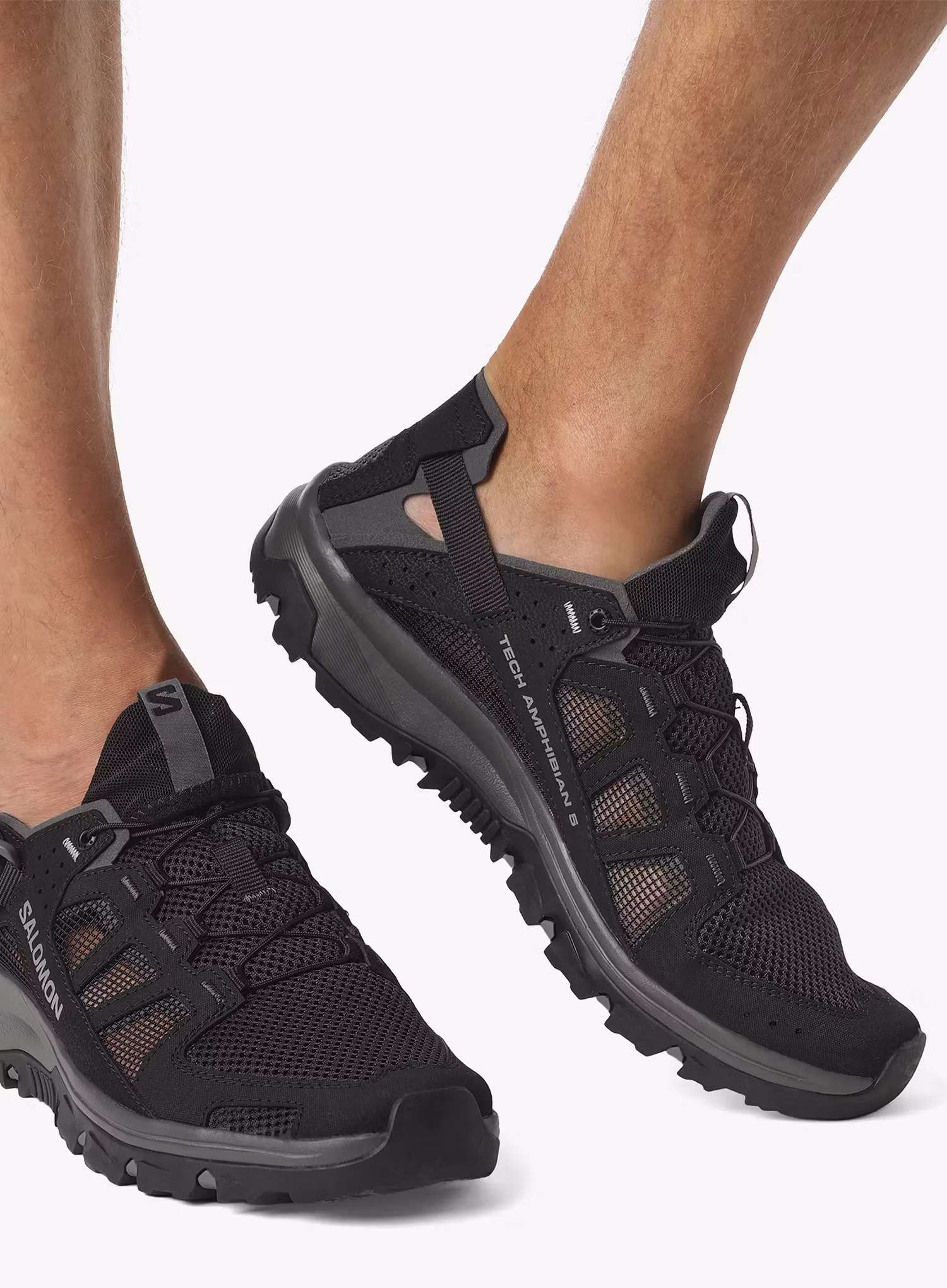 Outdoorové boty Salomon Techamphibian 5 - black/monument