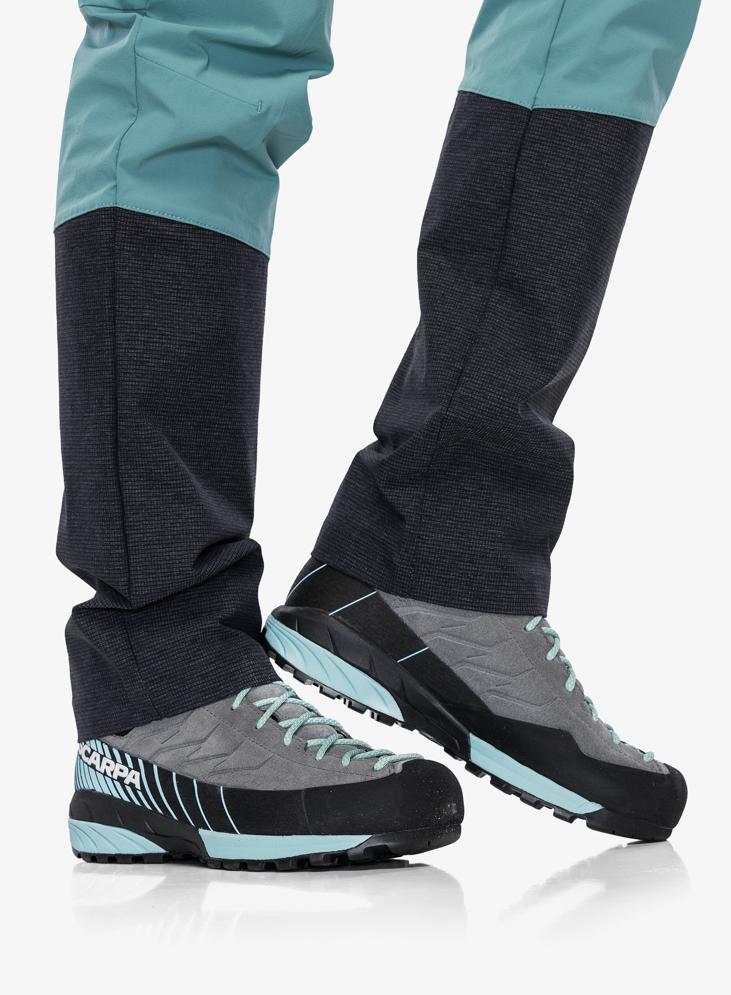 Dámské nástupové boty Scarpa Mescalito Mid GTX - midgray/aqua