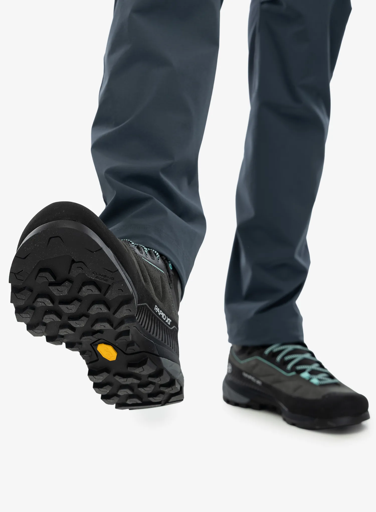 Dámská nástupová obuv Scarpa Rapid XT Mid GTX - shark/aqua