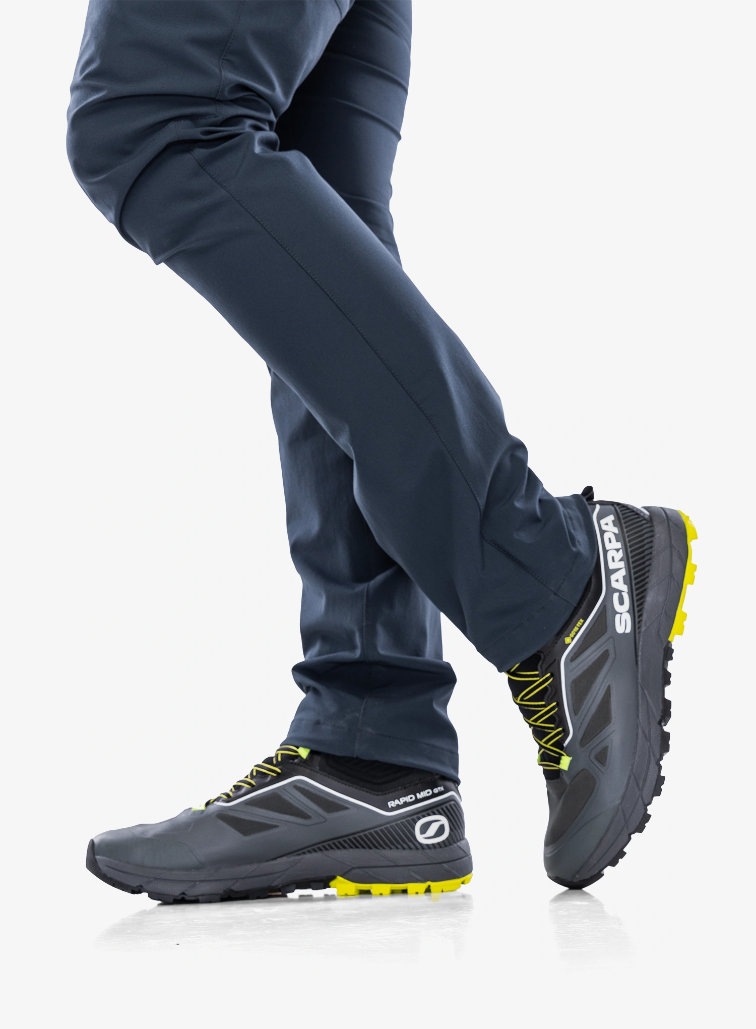 Nástupové boty Scarpa Rapid Mid GTX - anthracite/acid lime/acid lime