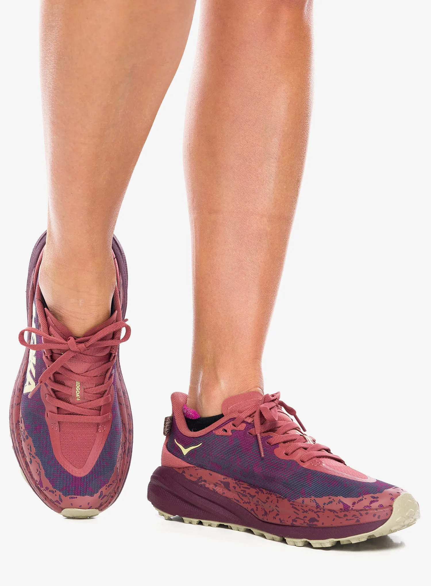 Dámské trailové boty Hoka Speedgoat 6 - rouge/black cherry