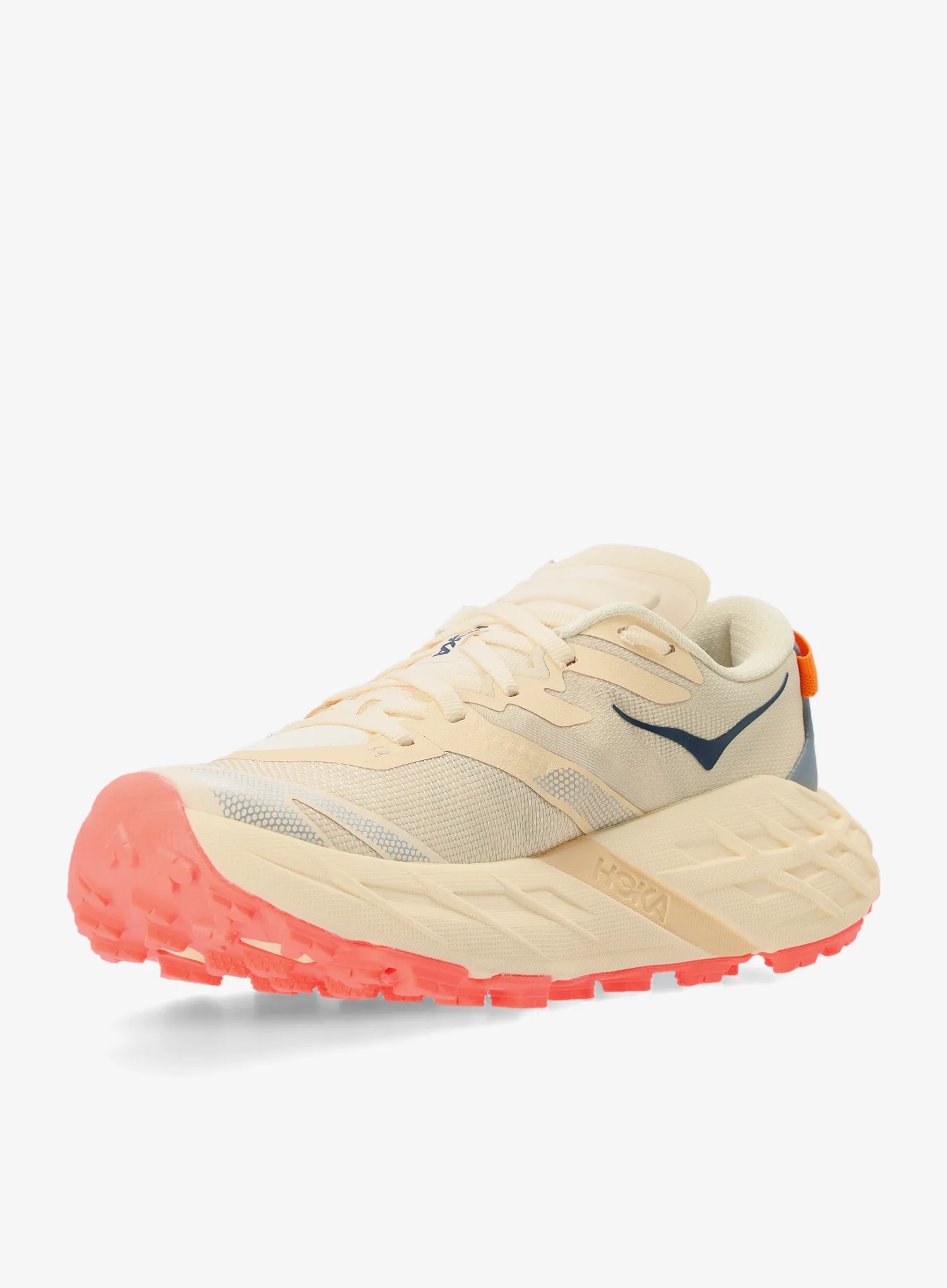 Dámské trailové boty Hoka Speedgoat 7 - vintage yellow/neon flame