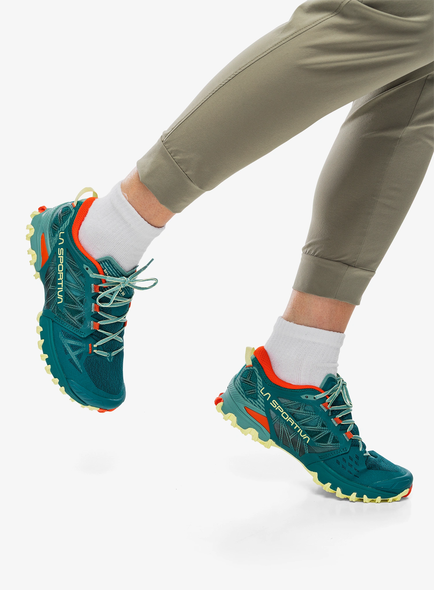 Dámské trailové boty La Sportiva Bushido III - everglade/zest